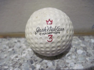 Jack Nicklaus Red Crown Champion 3 MacGregor Liquid Center Golf Ball - Image 1 of 3