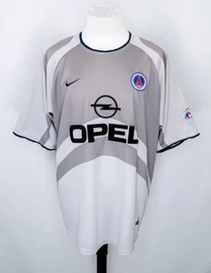 PARIS SAINT-GERMAIN 2001-02 AWAY SHIRT - MAILLOT VINTAGE NIKE OPEL PSG LIGUE 1 - Picture 1 of 20
