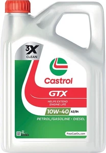 Olio motore lubrificante auto GTX Ultraclean 10W40 A3/B4 4L CASTROL - Imagen 1 de 3