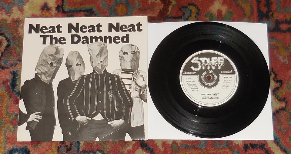 THE DAMNED - NEAT NEAT NEAT - STIFF RECORDS BUY 10 - 1979 - SUPER CLEAN - LOOK! - Image 1 of 1
