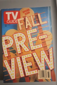VINTAGE TV GUIDE - SEPTEMBER 15 - 1990  FALL PREVIEW  "SPECIAL ISSUE" - Foto 1 di 4