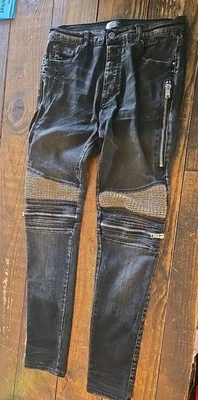 Jeans Amiri talla 32 negros Foto 1 de 4