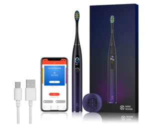 Oclean X Pro Smart Electric Toothbrush Whitening Anti-Mould Design IPX7 Purple