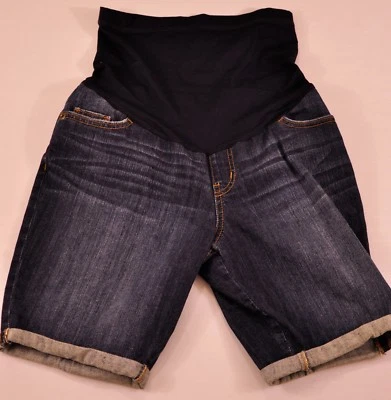 Mujer Liz Lange Maternidad Denim Shorts Talla Pequeña Algodón Mezcla Cinco Bolsillos  Foto 1 de 4