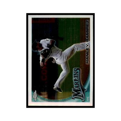 Hanley Ramirez 2010 Topps Chrome #153 Baseball Cards Baseball Card NM - Image 1 of 3