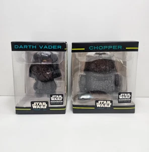 Funko Hikari Minis Star Wars Chopper Smuggler's Bounty And Darth Vader - Picture 1 of 5
