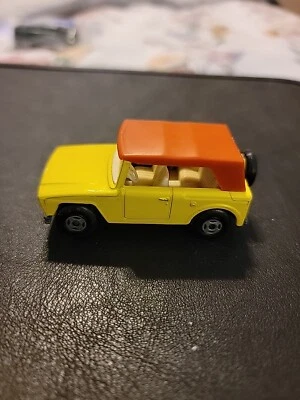 Vintage Matchbox Car 1969 Superfast Lesney England #18 Yellow Field Car Jeep - Image 1 of 4