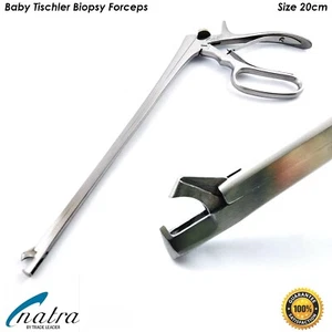 Pinza per biopsia Baby Tischler 20 cm con serratura chirurgica endometriale - Foto 1 di 5