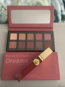 Violet Voss Berries N' Cream Dreams 10 Color Eye Shadows Palette- Free Lipstick! - Picture 1 of 1