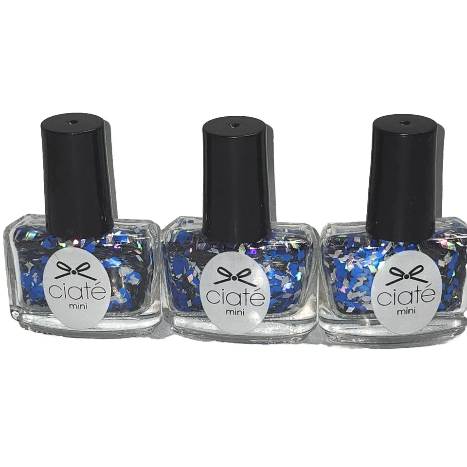 Ciate Mini Nail Seqm006 Tinsel Trail .18oz Leia Ea Lote De 3 peças Leia!!! - Imagem 1 de 2