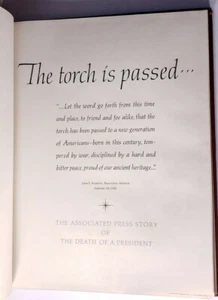 1963 Associated Press Book "The Torch Is Passed" Story Of The Death Of President - Picture 1 of 9