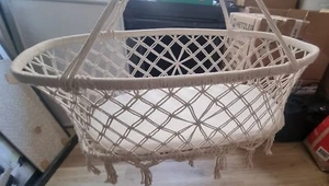 Indoor Bettchen Hängebett mit Matratze - Hängeschaukel Babywiege - Bild 1 von 2