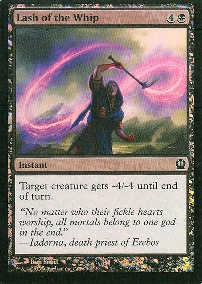 MTG - Theros - Lash of the Whip - 2X - Foil - NM - Image 1 of 1