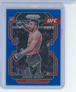 2022 Panini Prizm UFC #177 Andre Muniz Blue RC /199 - Picture 1 of 2
