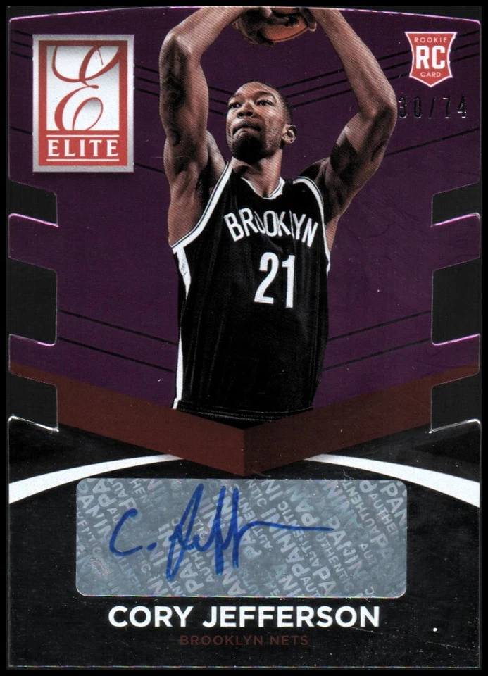 2014-15 Elite Status Signatures Purple #22 Cory Jefferson - NM-MT 30/74 - Image 1 of 1