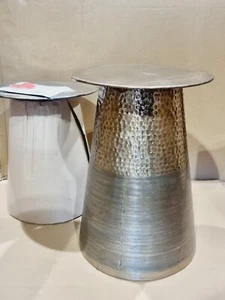 Gallery Home Bronze Lodi set of 2 Side Tables (Minor defects) - Picture 1 of 9