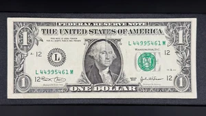 2003 $1 San Francisco "FW" U.S. Banknote FRN Block L/M Fr.# 1929-L SP145 - Picture 1 of 2