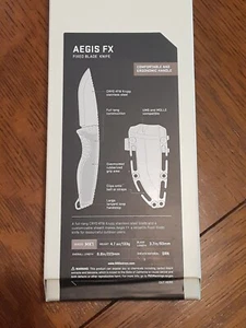 SOG Knives Aegis FX Fixed Blade Knife 17-41-03-57 Rescue Red Indigo Stainless - Picture 1 of 4
