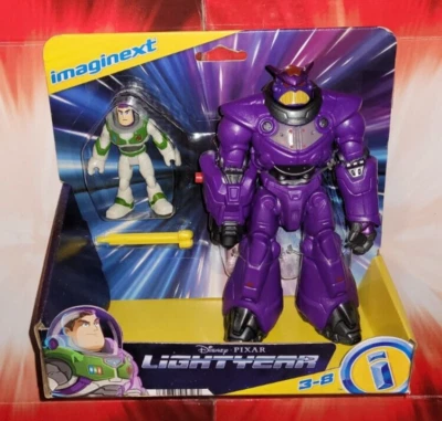 Buzz Lightyear & Battle Blast Zurg • IMAGINEXT Disney Pixar • Nuevo en paquete Foto 1 de 3