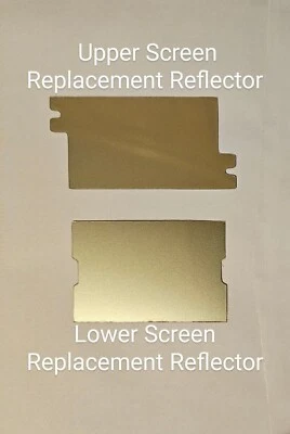 Two GAME & WATCH Reflector Part Silver Film Laser Cut Like OEM MultiScreen 1 Set - Image 1 of 4