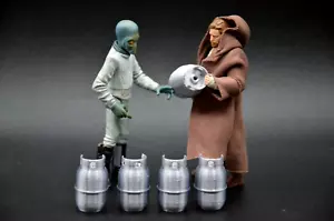 LOTE DE 5 CONTENEDORES DE CARGA ESCALA 1:12 6" FIGURA DIORAMA EXHIBICIÓN PARTE STAR WARS GI JOE - Imagen 1 de 2