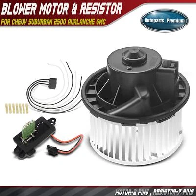 HVAC Blower Motor & Resistor Kit for Chevrolet Silverado 1500 GMC Sierra 1500 - Image 1 of 4