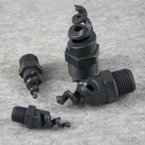 Boquilla espiral de PVC de 1/2" eliminación de polvo, lavado, boquilla espiral antiobstrucción 10 piezas - Imagen 1 de 2