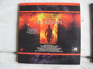 Backdraft Movie Laserdisc Kurt Russell - Picture 1 of 1