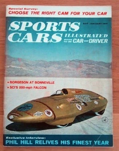 SPORTS CARS ILLUSTRATED 1961 JAN - GOLDEN COMMODE - Imagen 1 de 1