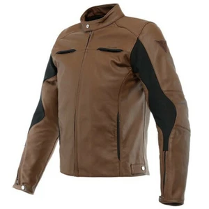DAINESE RAZON 2 LEATHER JACKET DAINESE TOBACCO 44 - Picture 1 of 2