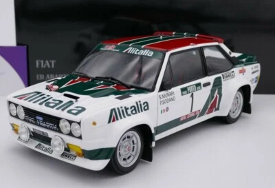 ✅Kyosho 1/18 08376B Fiat 131 Abarth 1978 Rally del Portogallo - Immagine 1 di 4