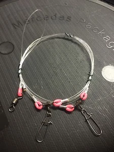 1 BEST RIG JIG SEA OCEAN SNAPPER RIGS 60LB LINE ULTIMATE MED 2 DROPPERS NO HOOKS - Picture 1 of 11