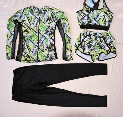 Badeanzug Schwimm Set Jacke Hose Boyleg Bustier Push up Damen 38 40 Herren 46 48 - Bild 1 von 4