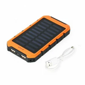 Banco de energía solar USB de carga rápida de 10000 mAh paquete de respaldo cargador de batería teléfono - Imagen 1 de 6