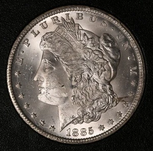 1885 CC GSA Morgan Silver Dollar W Box & Papers item#P20030 - Picture 1 of 6
