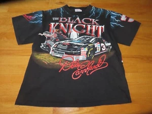 Vintage Preferred Sportswear DALE EARNHARDT "BLACK KNIGHT" (LG) All Over T-Shirt - Picture 1 of 7