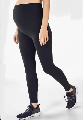 Fabletics Pureluxe High Waist Maternity 7/8 Legging XXS Black Pant Tight Fit - Image 1 of 4