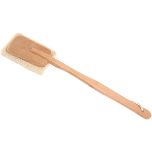 Back Rub langer Griff Holz Badebürste Dusche Körper Massage Peeling 40 cm - Bild 1 von 12