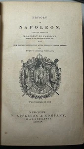 Rare 1854 HISTORY OF NAPOLEON by Laurent de L'Ardeche - 500 Illustrations - Picture 1 of 16