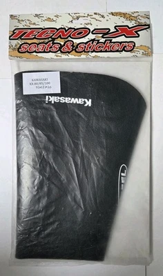 NUEVA FUNDA ASIENTO TECNOSEL KAWASAKI KX80/KX85/KX100 MX NEGRA MODELOS 1991-2025 Foto 1 de 4
