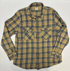 Levi's Mens Shirt Size L Multicoloured Long Sleeve Button Up Standard Fit Cotton - Picture 1 of 9