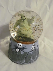 Nightmare Before Christmas Oogie Boogie Snow Motion Globo musicale Snowglobe - Foto 1 di 1