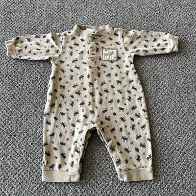 Mameluco Cherokee bebé bebé vintage de una pieza. Ruido, renos. 3-6 meses Foto 1 de 4