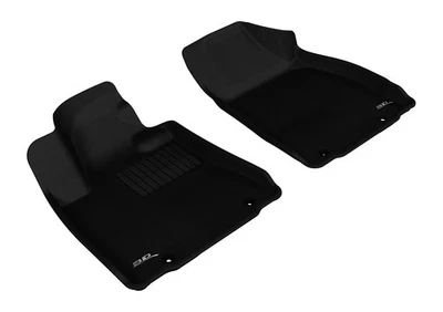 Floor Mats Custom Fit Liners Kagu Black 1st Row fits 2010-12 Lexus RX350/RX450h - Image 1 of 4