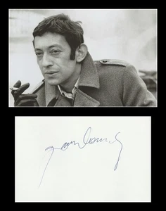 Serge Gainsbourg (1928-1991) - Rare page de livre d'or signée - Paris 1982 - Picture 1 of 3
