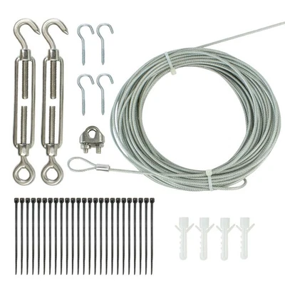 Newhouse Lighting Stainless Steel Hanging/Suspension Kit with Vinyl Coated Wire - Image 1 of 4