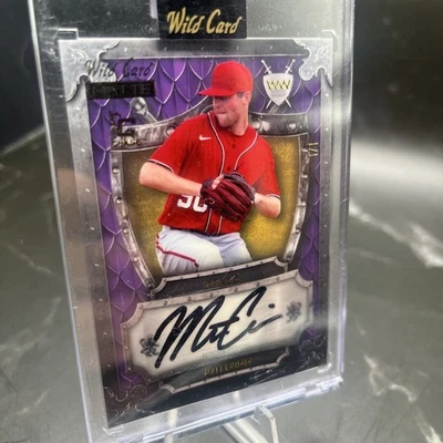 2023 Wild Card 5 Card Draw Matt Cronin Purple/Green Auto 1/1  #5CDM 🔥 - Image 1 of 2