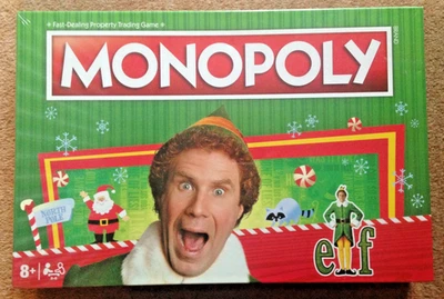 BRAND NEW FACTORY SEALED Hasbro Monopoly Board Game Elf Edition - Image 1 of 2