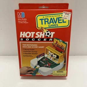 Juegos de viaje Hot Shot baloncesto con caja 1992 Milton Bradley instrucciones arcade - Imagen 1 de 10