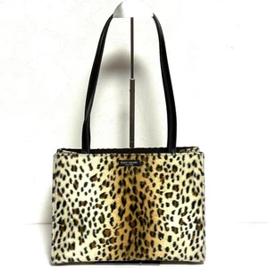 Kate Spade Leopard Print Tote / Shoulder Bag Animal Pattern - Authentic - Picture 1 of 10